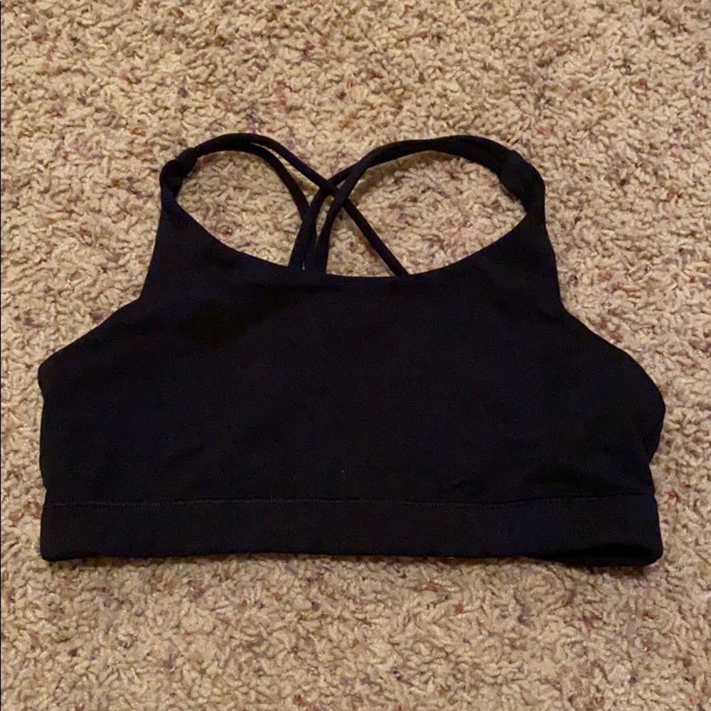 Athlete girl sports bra